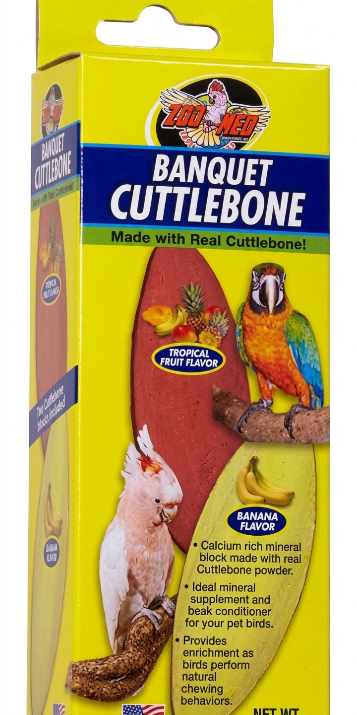 Banquet CuttleBone Block for Parrots specially