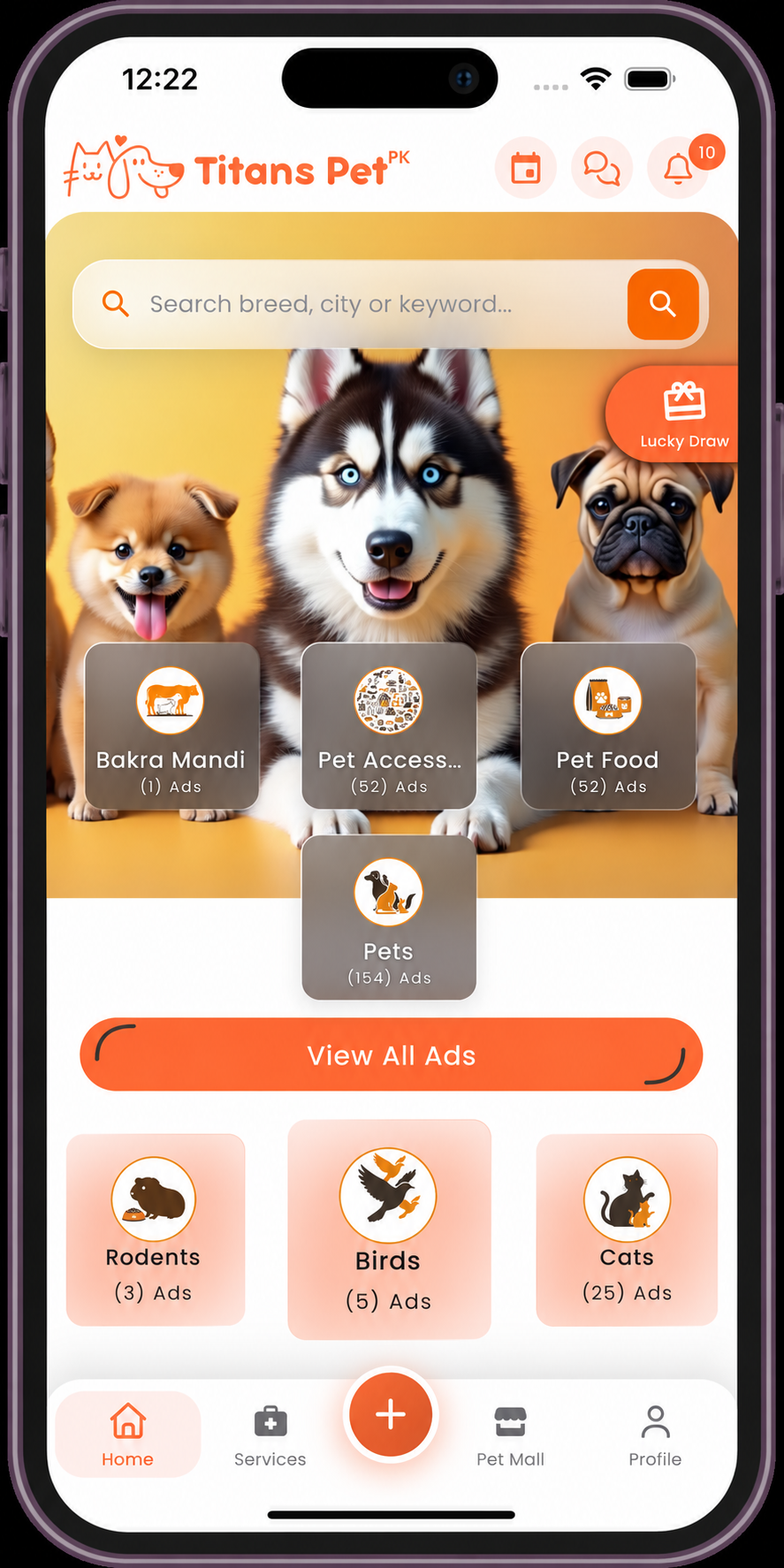 Titans Pet app