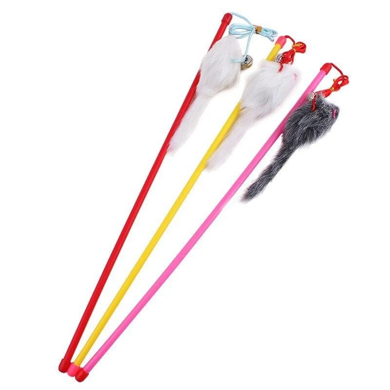 Mouse Toy Stick - Kitty Teaser Cat Toy